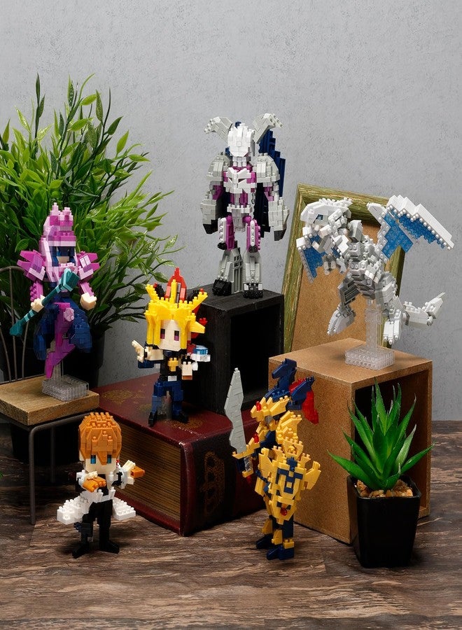 nanoblock - Yu-Gi-Oh! Duel Monsters - Blue-Eyes White Dragon, Character Collection Series Building Kit - Image 3